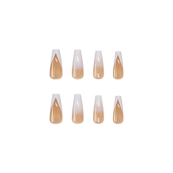Elegant artificial nail tips with elegant contours Stornfield