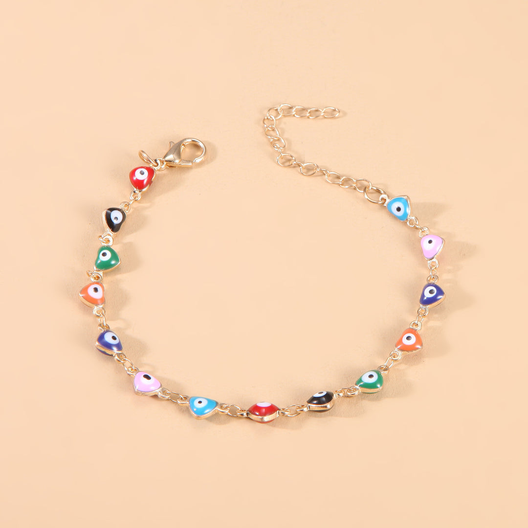Colorful Evil Eye Charm Anklet Stornfield