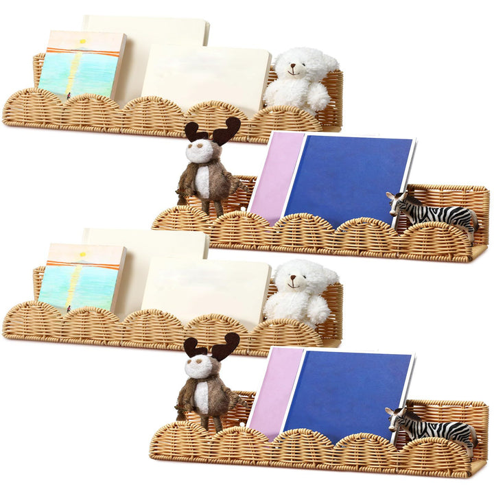 Rattan step shelf Stornfield