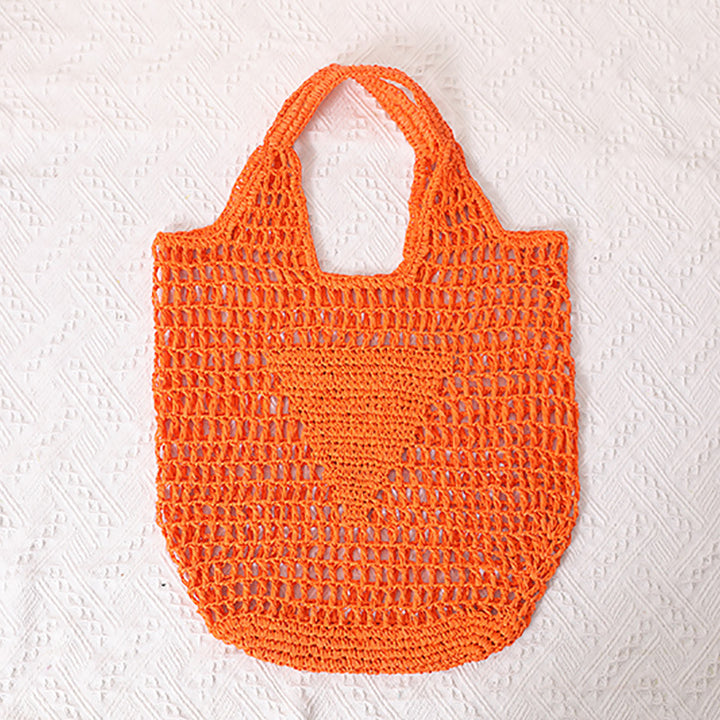 Coarse crochet bag with large handles Stornfield