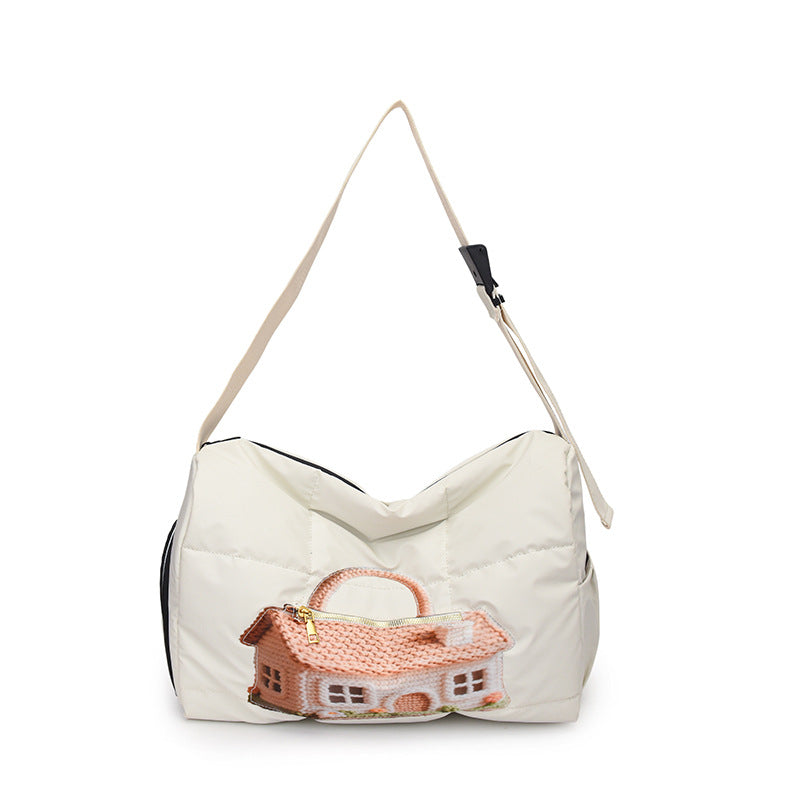 Fashionable Shoulder Bag with Unique Design and Practical Compartments Stornfield