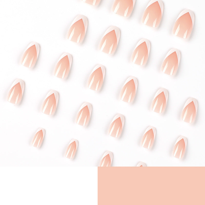 Elegant Artificial Nails with French Tip Stornfield
