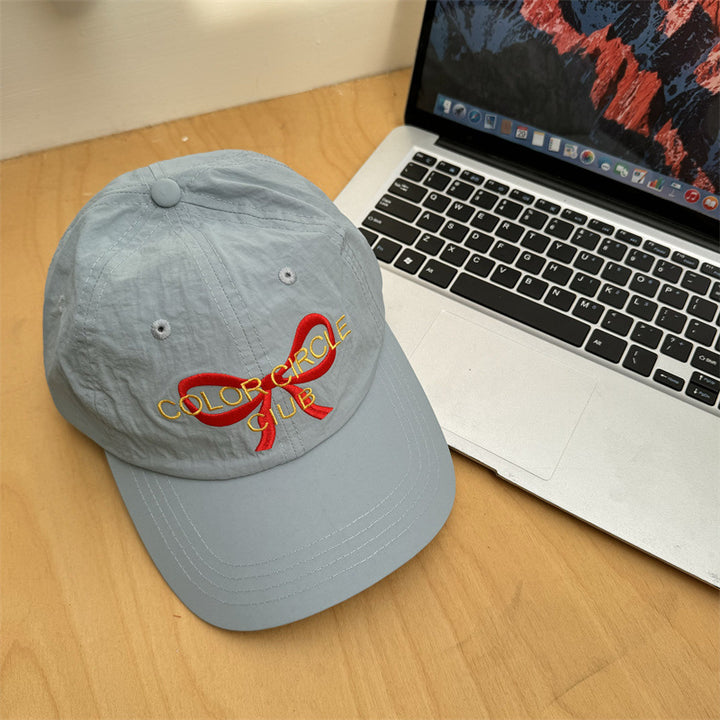 Women's Embroidered Bow-Detail Baseball Cap Stornfield