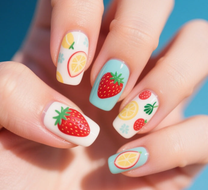 Floral Gradient Nail Art Kit Stornfield