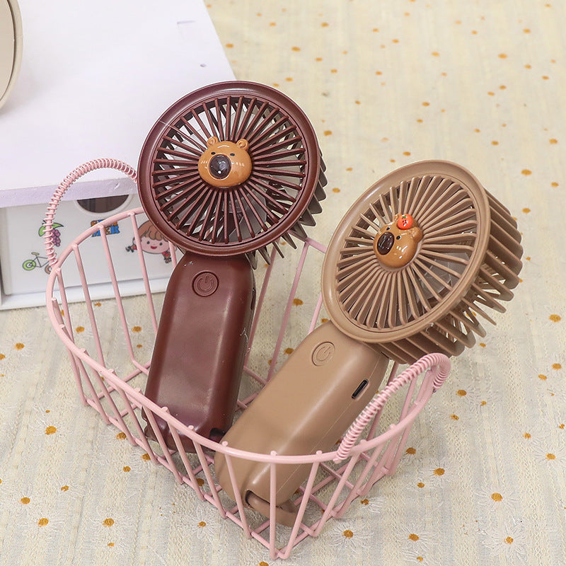 Women Portable Handheld Fan with Animal Design Stornfield