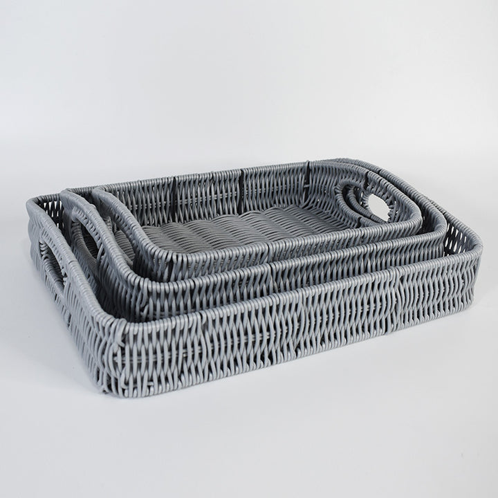 Stacking Woven Storage Trays Stornfield