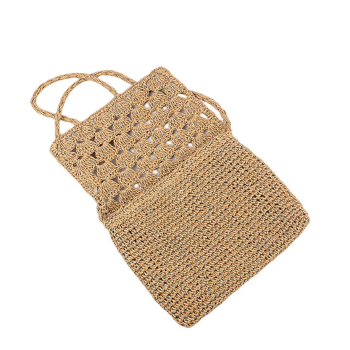 Handcrafted Shoulder Bag Made from Braided Natural Material Stornfield