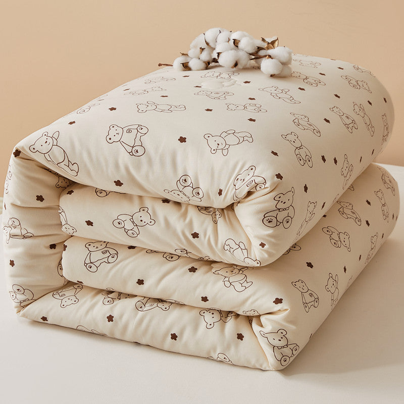 Women's cozy blanket with lovely bear pattern Stornfield