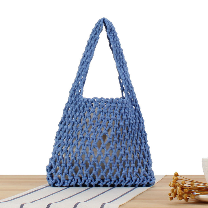 Hand-knotted jute bag Stornfield