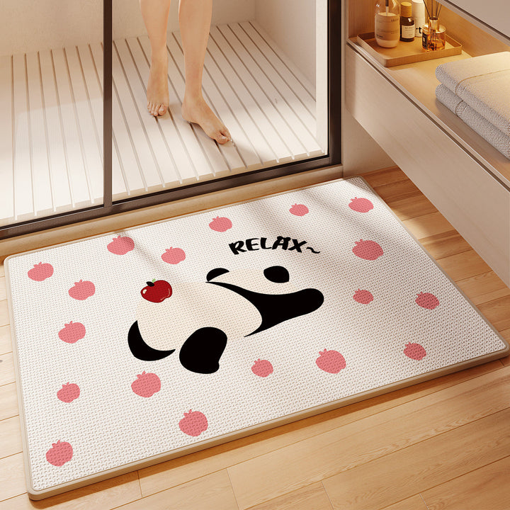 Fun-Themed Absorbent Bath Mat