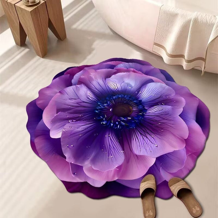 Floral-Themed 3D Area Rug Stornfield
