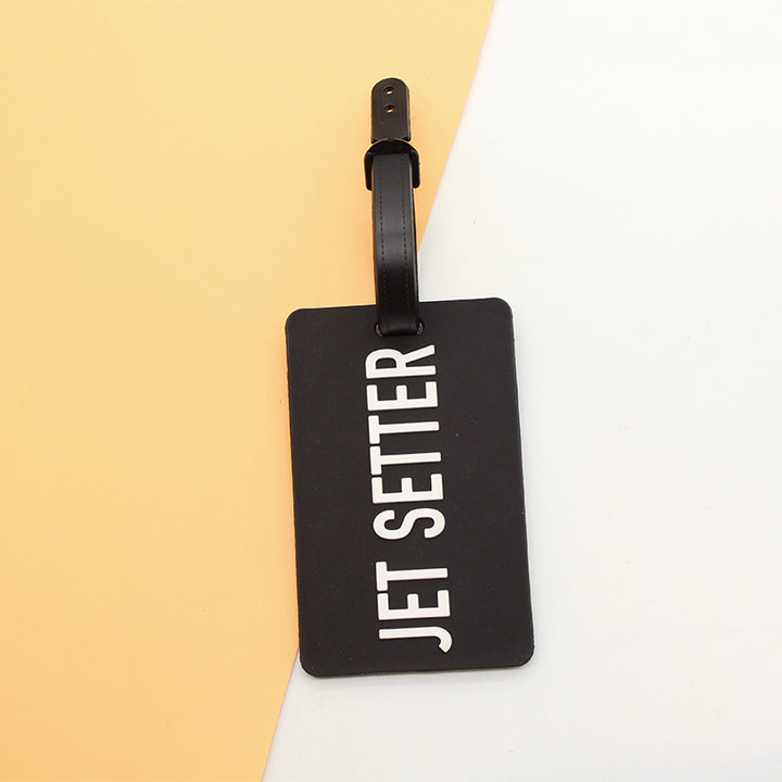 Unisex Luggage Tag with Smart Safety Message Bowlift