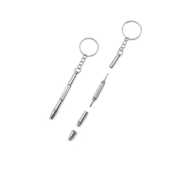 Multi-Functional Eyewear Repair Tool Keychain Stornfield
