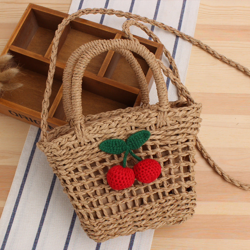 Handbag in Unique Cherry Design Stornfield