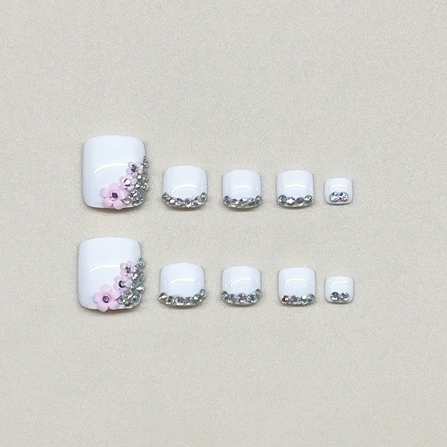 Deluxe Decorative Gel Toe Nail Art Enhancements Stornfield