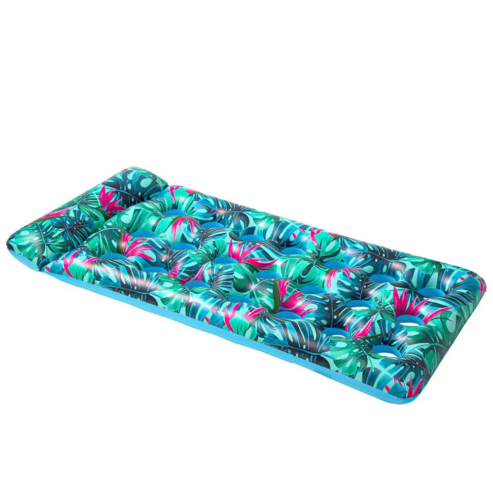 Ladies Inflatable Sun Lounger with Tropical Design Stornfield