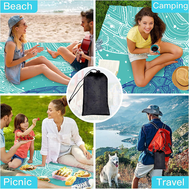 Extra-Large Portable Beach Mat Stornfield