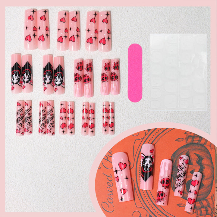Artistic Patterned Press-On Nails Stornfield