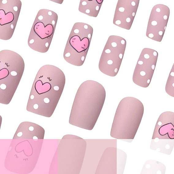 Artistic Heart-Themed Nail Art Stornfield