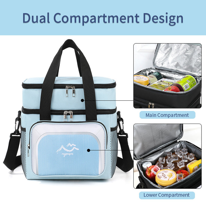 Multi-Compartment Insulated Lunch Cooler Bag Stornfield