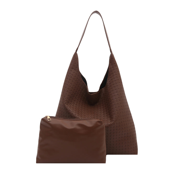 WoTextured Fabric Slouchy Tote Bag Stornfield