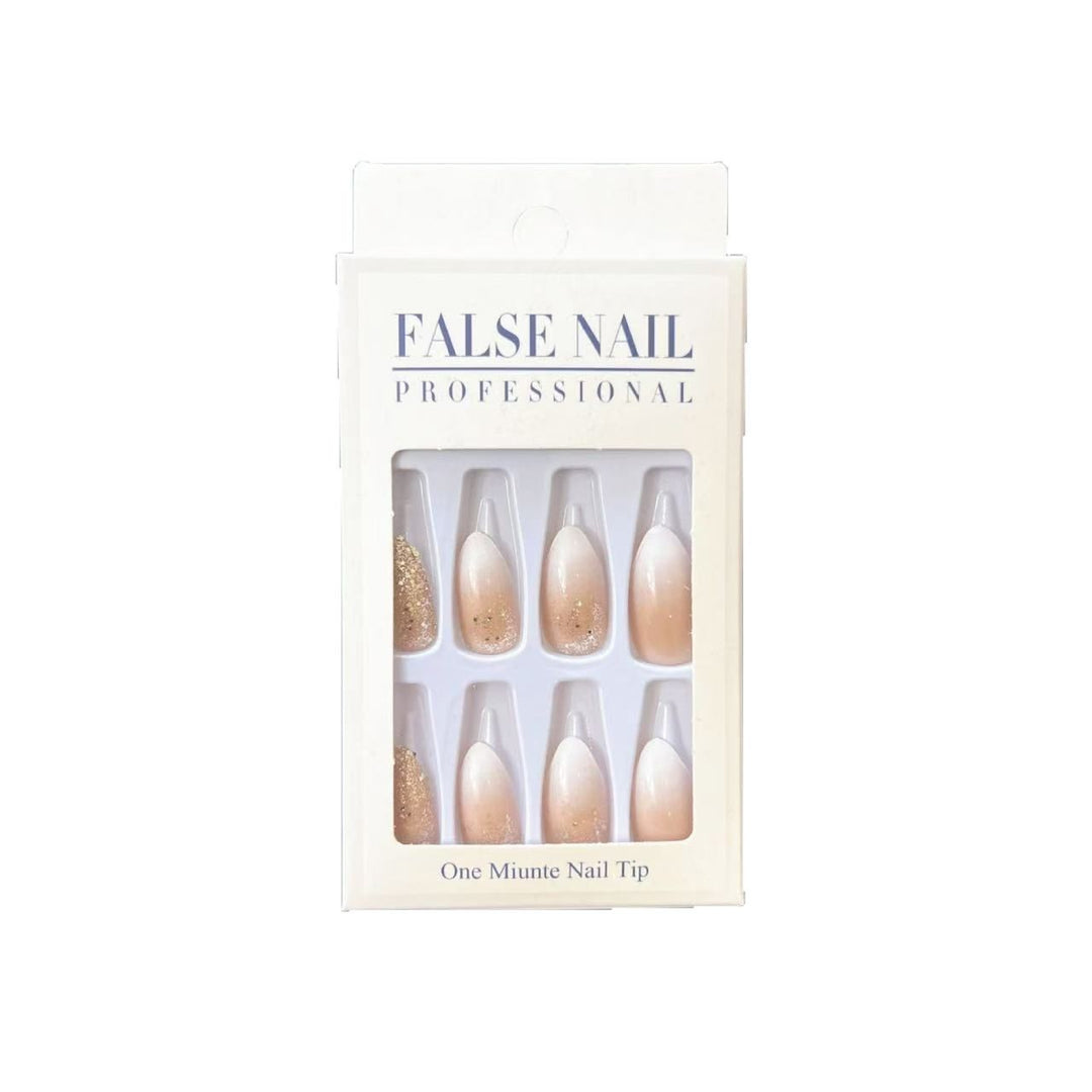 Elegant artificial nails with glitter accents and modern designs Stornfield