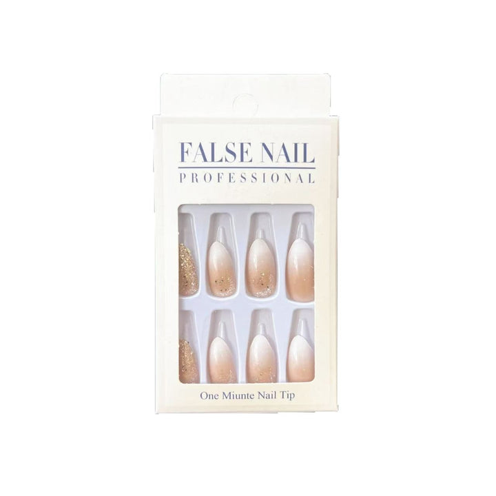 Elegant artificial nails with glitter accents and modern designs Stornfield