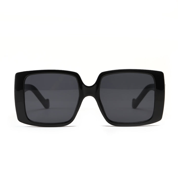 Women's modern square sunglasses with mirrored lenses Stornfield