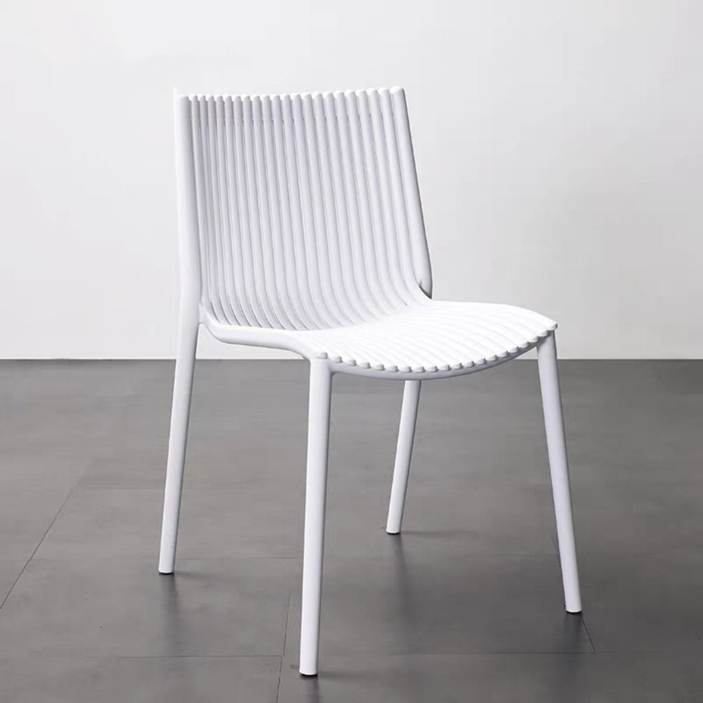 Contemporary Slatted Dining Chair Stornfield