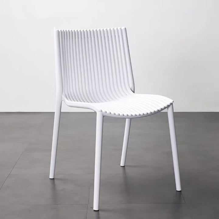 Contemporary Slatted Dining Chair Stornfield