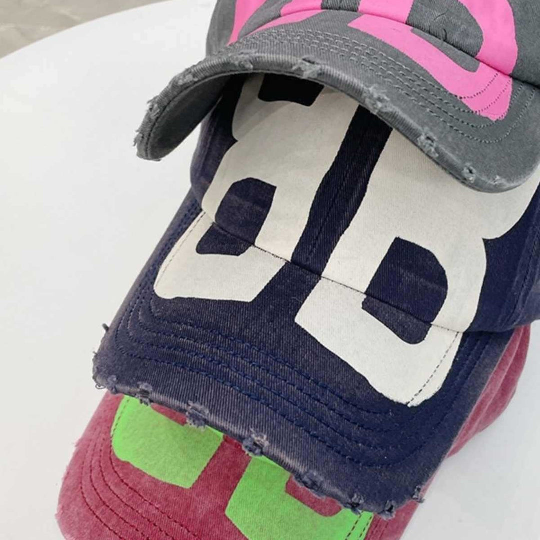 Unisex Distressed Vintage-Inspired Baseball Cap Stornfield