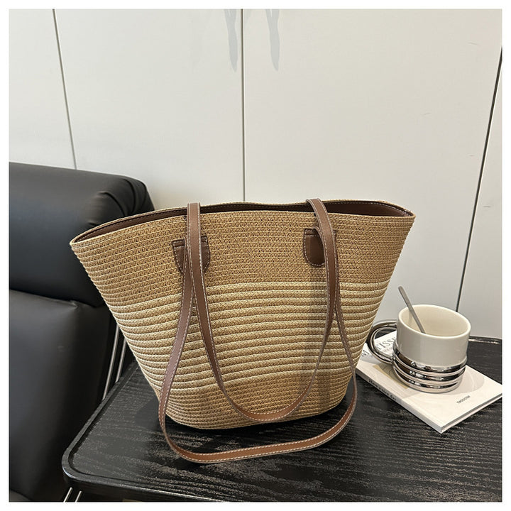 Stylish Straw Beach Tote Bag Stornfield