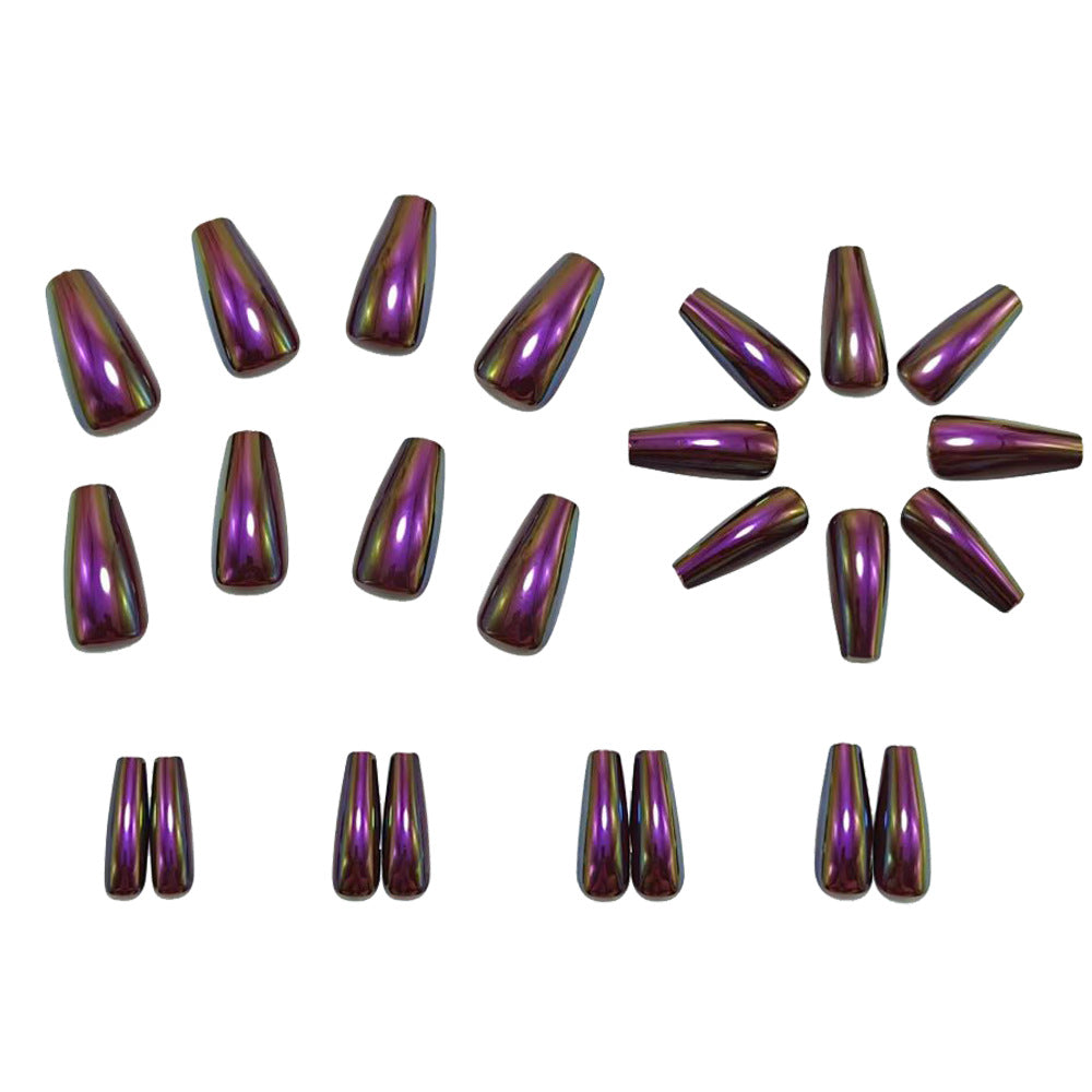 Shiny artificial nails with polarizing effect Stornfield