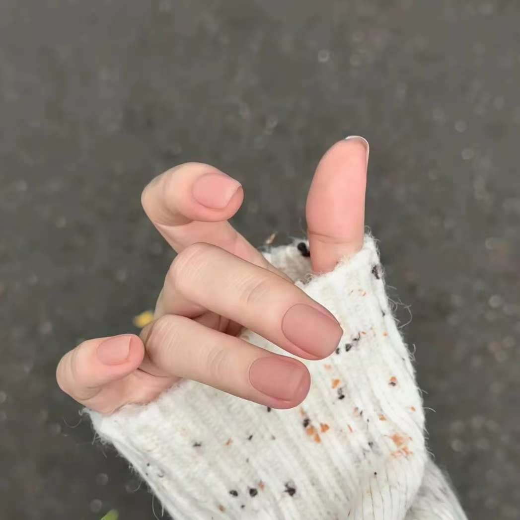 Elegant Matte Press-On Nail Tips