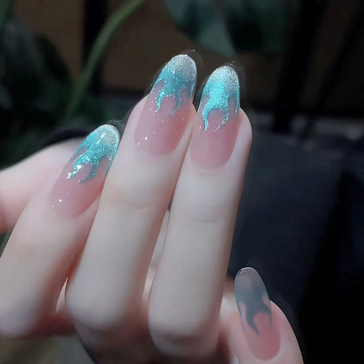 Artistic Flame Design Nail Art Set Stornfield