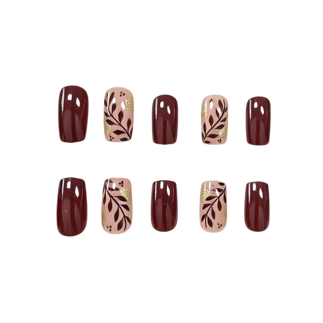 Artistic Autumn-Inspired Nail Art Stornfield