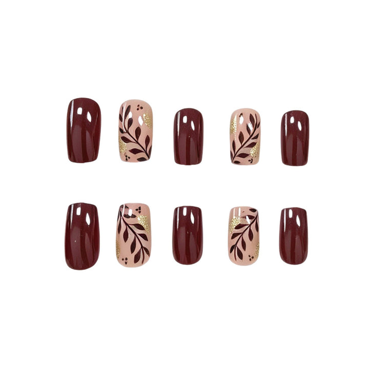 Artistic Autumn-Inspired Nail Art Stornfield