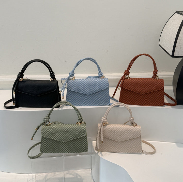 WoElegant Textured Fabric Handbag Stornfield