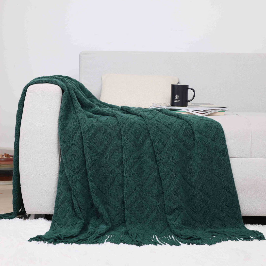 Cozy Knit Throw Blanket Stornfield
