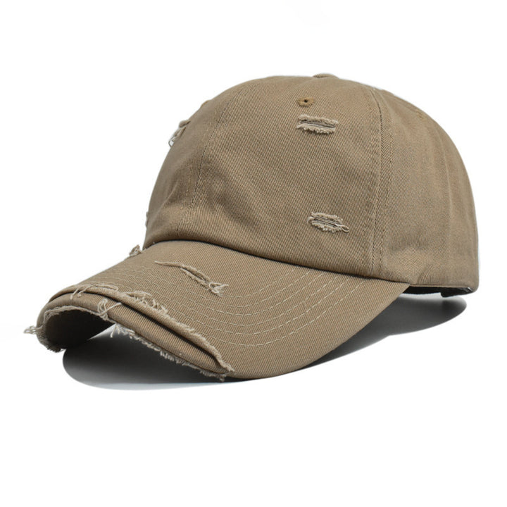 Women's fashionable baseball cap with destroyed look Stornfield