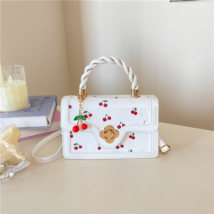 Playful Cherry Print Mini Satchel Handbag Stornfield