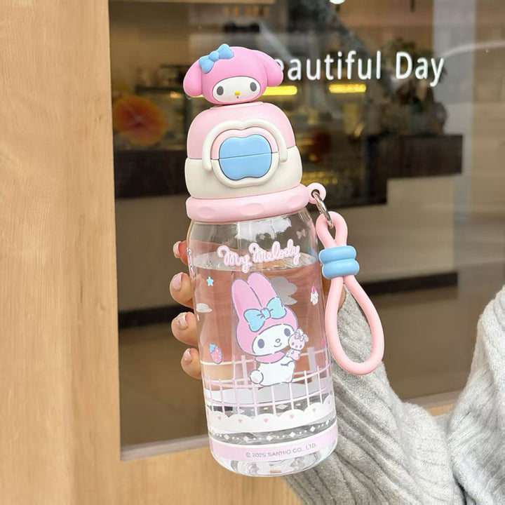 Ladies water bottle with interactive lid and cute Pochacco design Stornfield