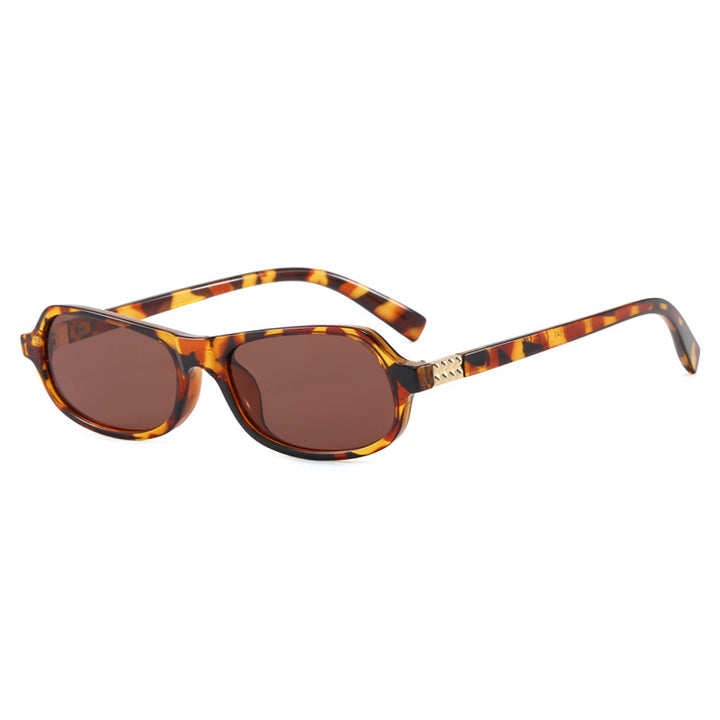 Ladies stylish fashionable sunglasses with golden accents Stornfield