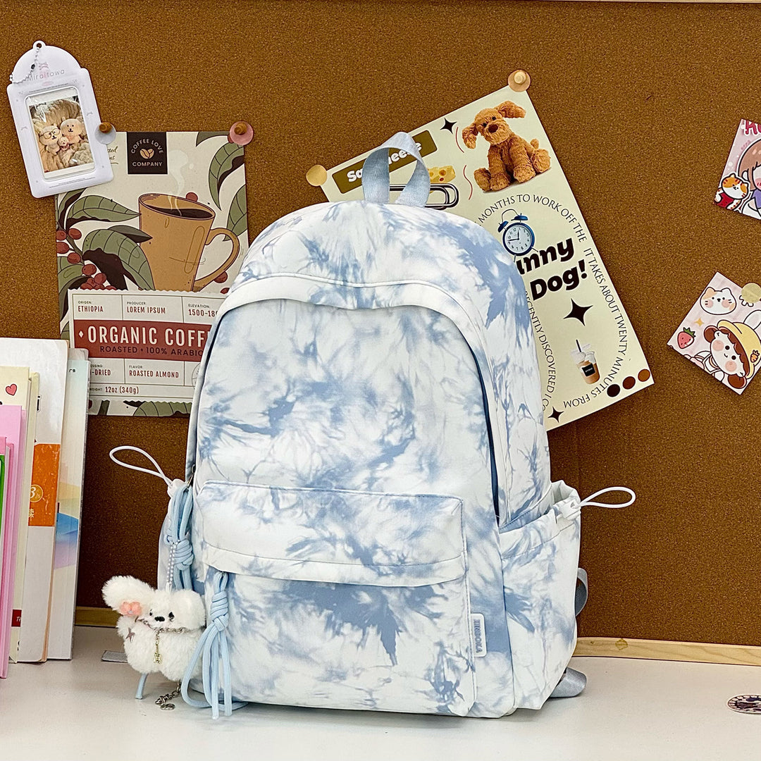 Trendy Tie-Dye Patterned Backpack Stornfield