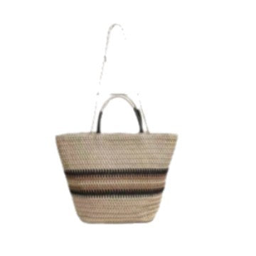 Handmade basket bag with modern patterns Stornfield
