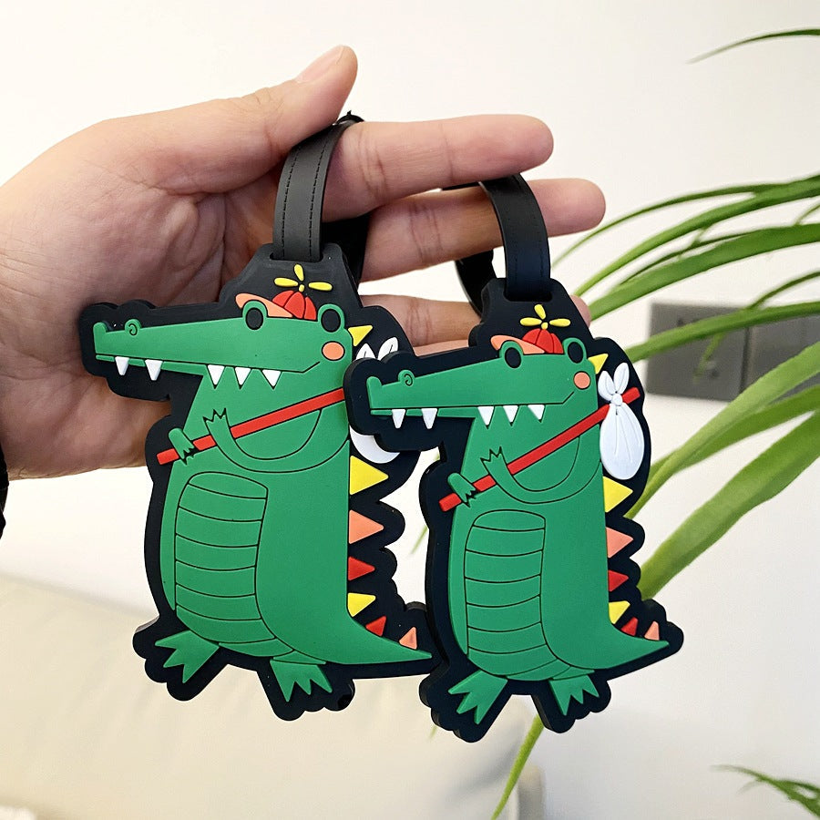 Playful Crocodile Luggage Tag Stornfield