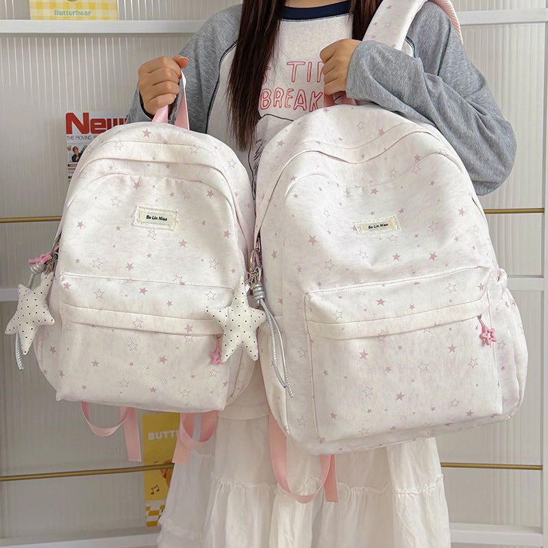 Star-Embellished Casual Backpack Stornfield 1791205930