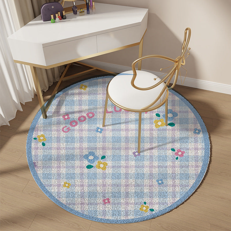 Playful Flower-Shaped Area Rug