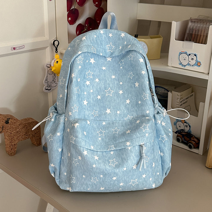 Stylish Star-Embellished Backpack Stornfield