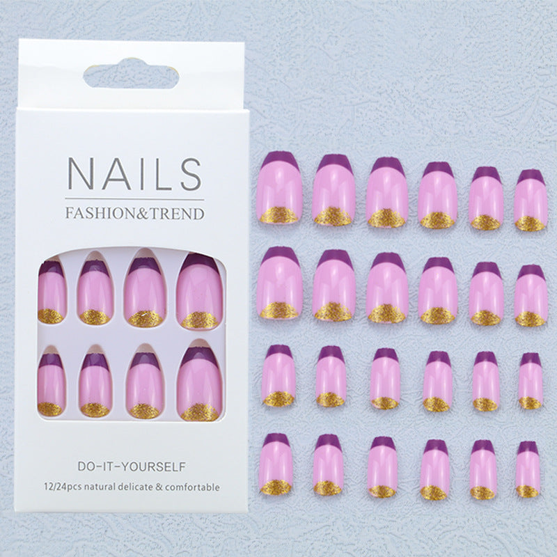 Artistic Graphic Press-On Nail Set Stornfield